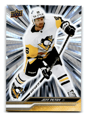 2023-24 Upper Deck Series 1 Outburst Silver Jeff Petry #142 Pittsburgh Penguins